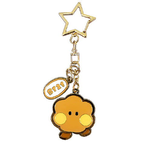 BT21 MININI METAL SWAYING KEY RING