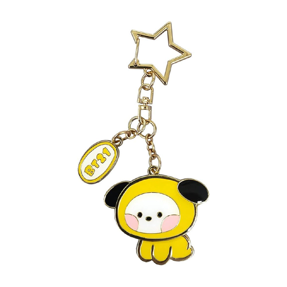 BT21 MININI METAL SWAYING KEY RING