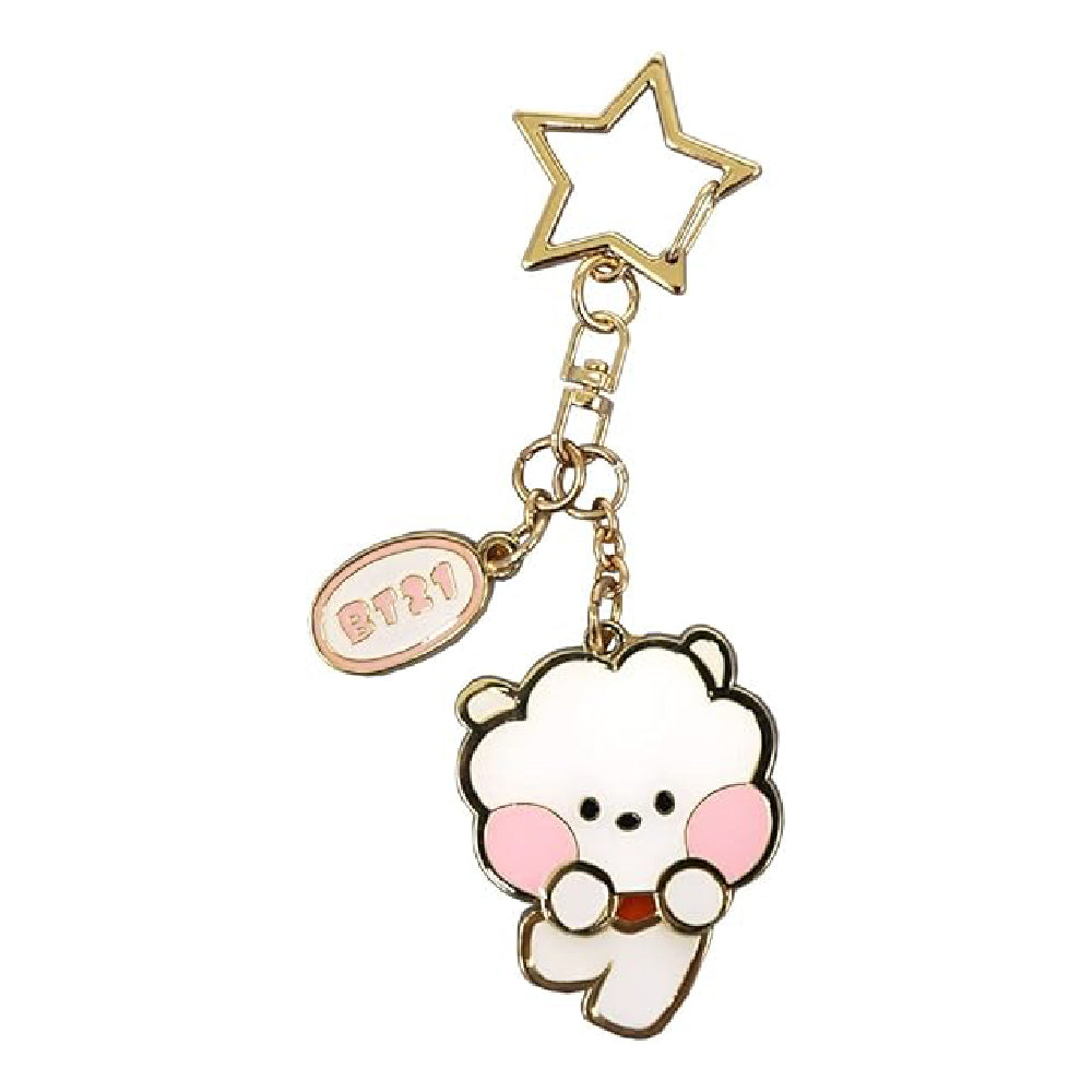 BT21 MININI METAL SWAYING KEY RING