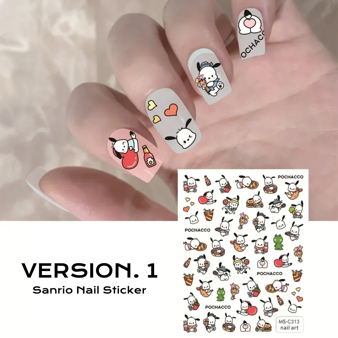 Sanrio Nail Decoration Sticker (9 Variaions)