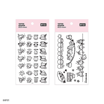 BT21 MININI TATOO STICKER_TOGETHER