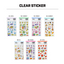 BT21 CLEAR STICKER (PART2)