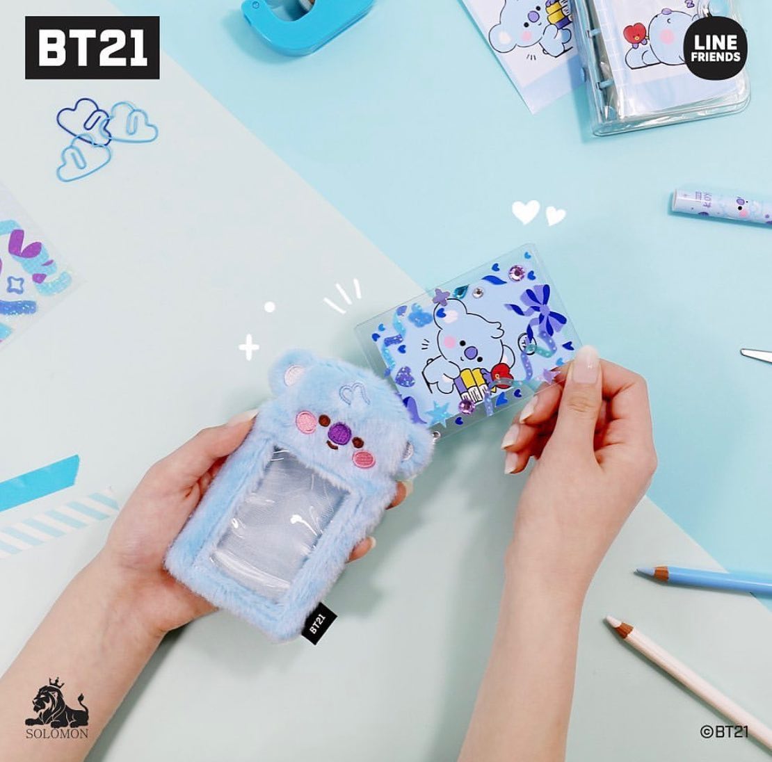 BT21 PHOTO CARD KEY HOLDER ver.2