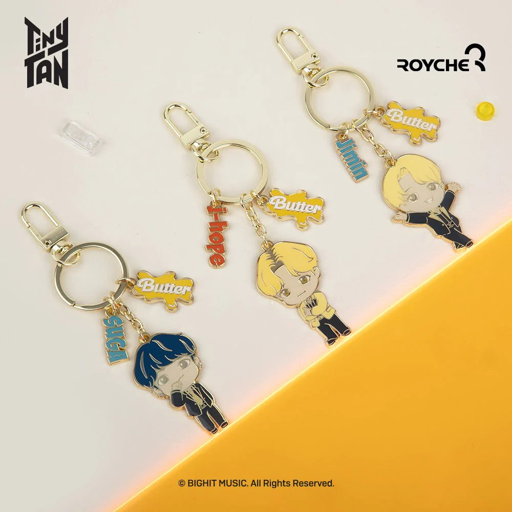 TinyTAN Metal Keyring Butter Ver.