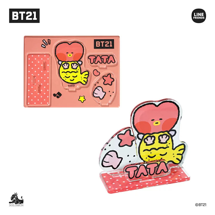 BT21 Mininin Acrylic Art Figure Stand