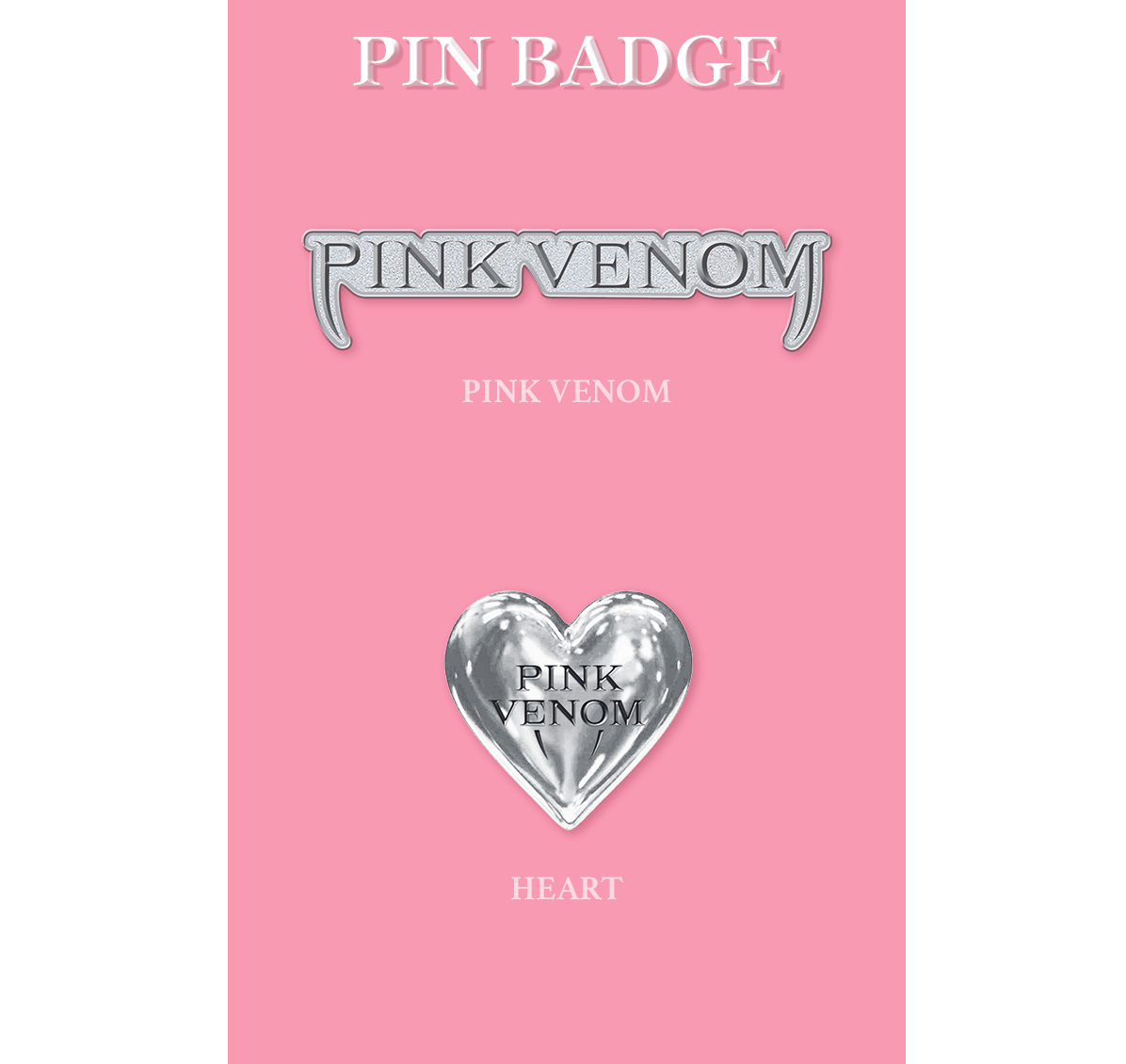 [PINKVENOM] BLACKPINK PIN BADGE [Weverse]