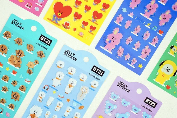 BT21 JELLY STICKER (PART2)