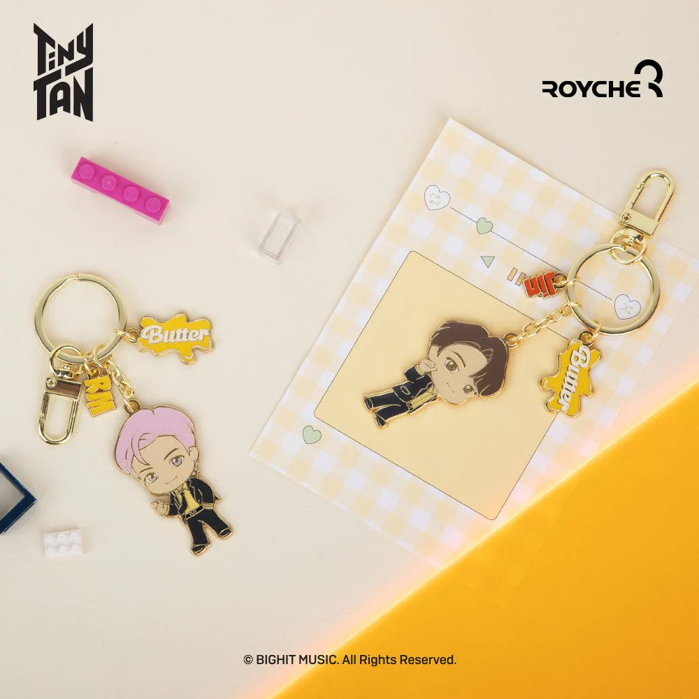 TinyTAN Metal Keyring Butter Ver.