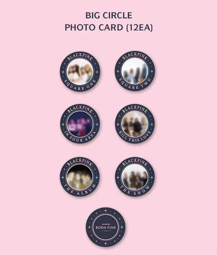 [BLACKPINK] BORNPINK : CIRCLE PHOTO CARD SET [Weverse]