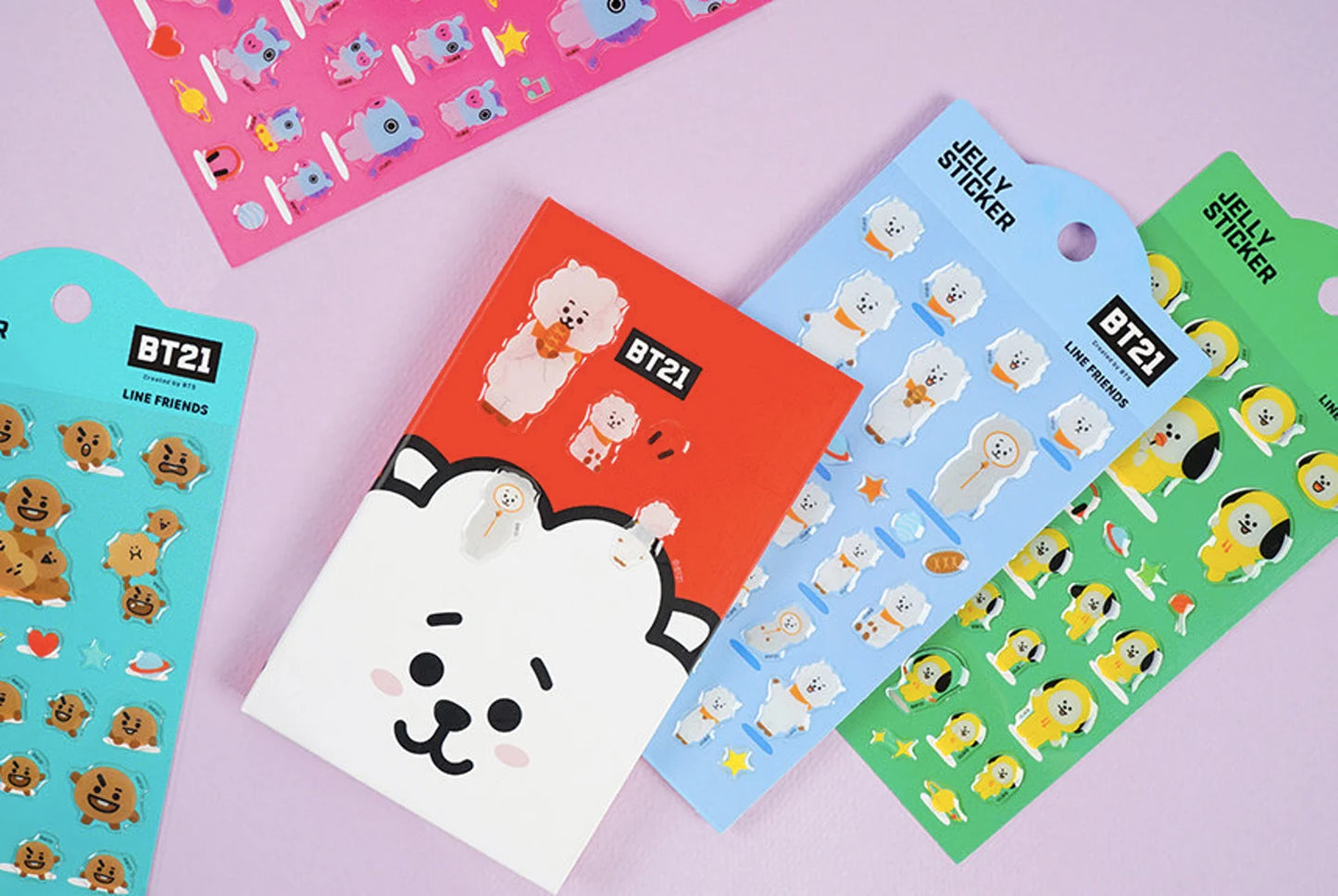 BT21 JELLY STICKER (PART2)