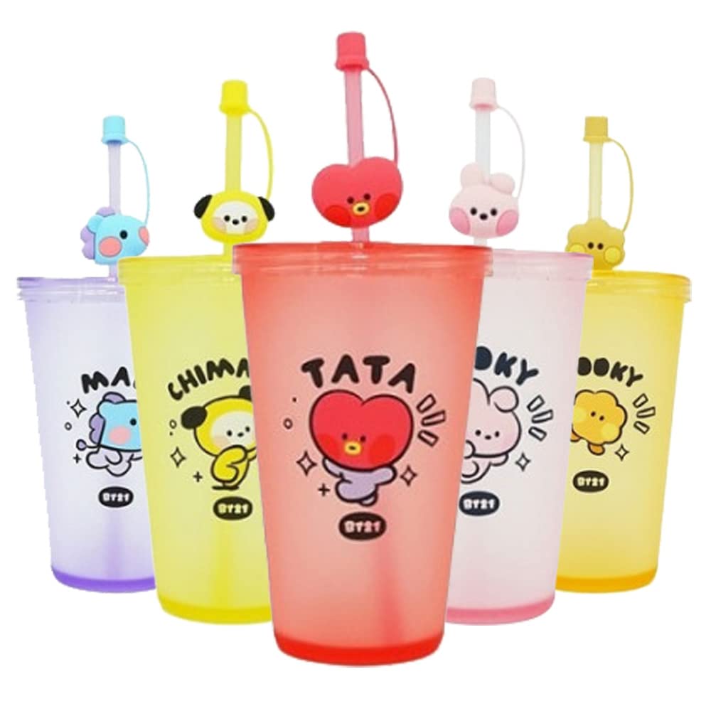 BT21 MININI TUMBLER (WITH STRAW AND BABY FIGURE)