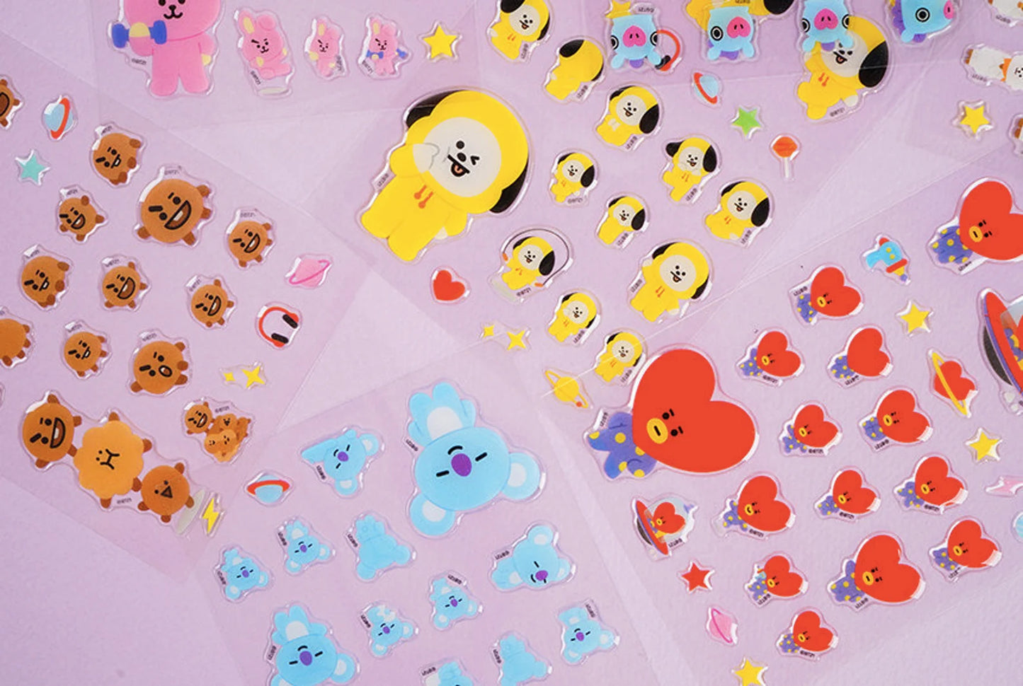 BT21 JELLY STICKER (PART2)