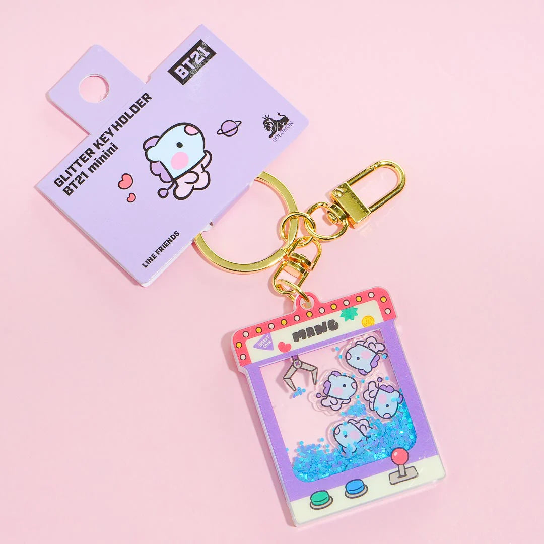 BT21 MININI GLITTER KEY HOLDER