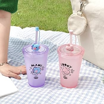 BT21 MININI TUMBLER (WITH STRAW AND BABY FIGURE)