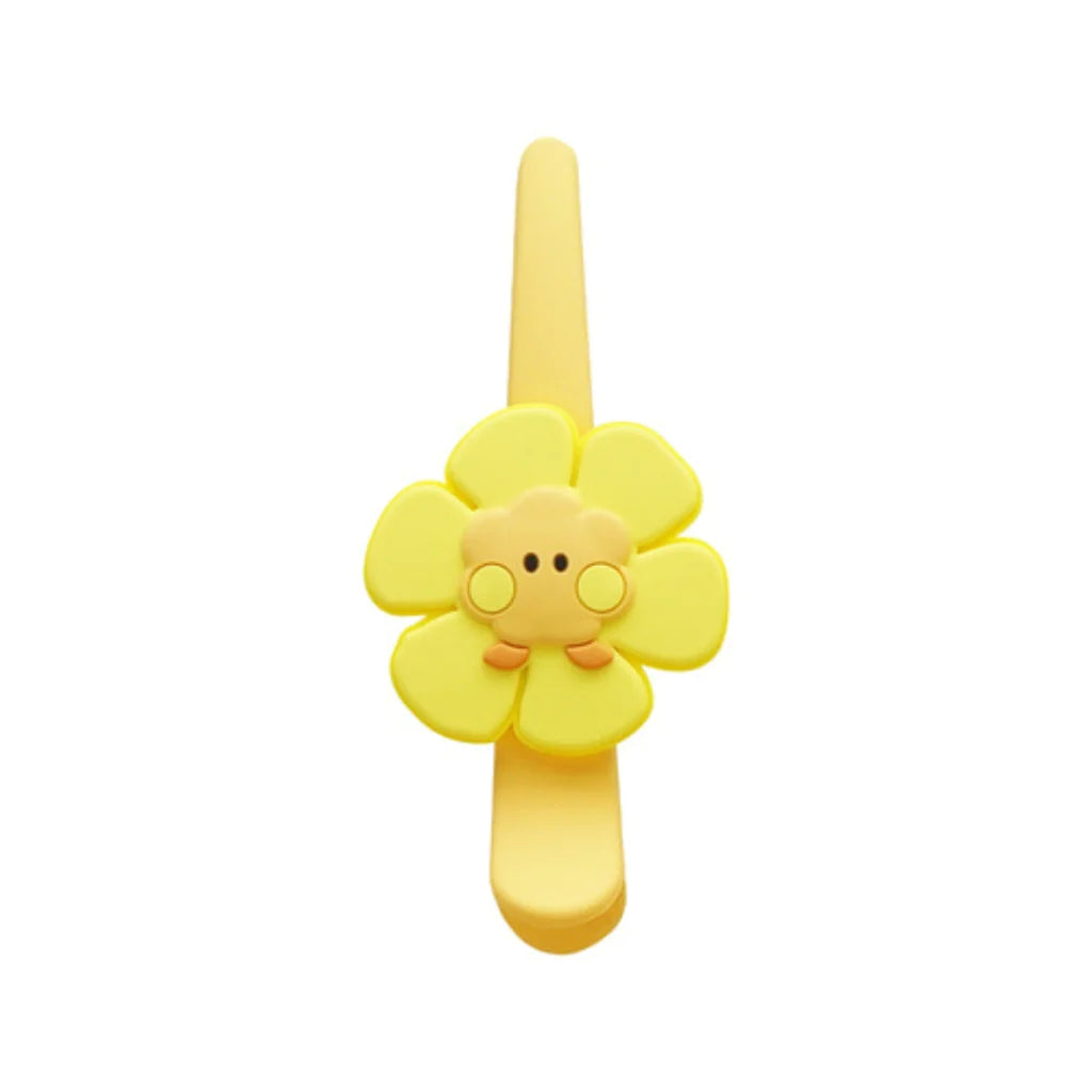 BT21 MININI BIG HAIR CLIP_HAPPY FLOWER