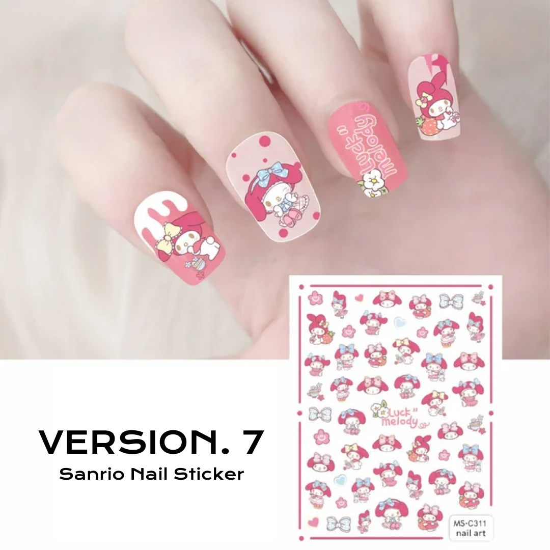 Sanrio Nail Decoration Sticker (9 Variaions)