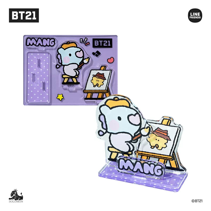 BT21 Mininin Acrylic Art Figure Stand