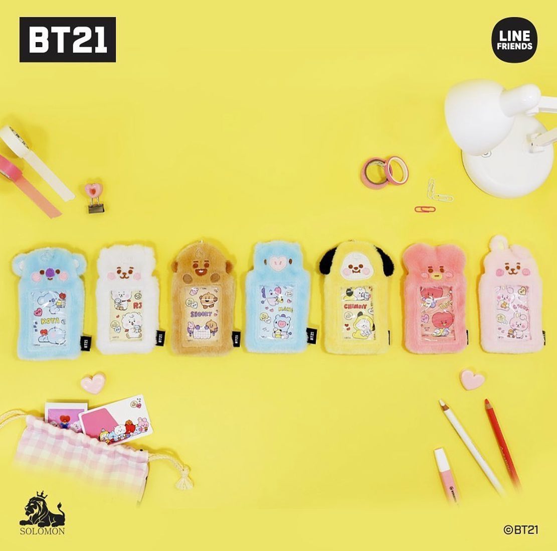 BT21 PHOTO CARD KEY HOLDER ver.2