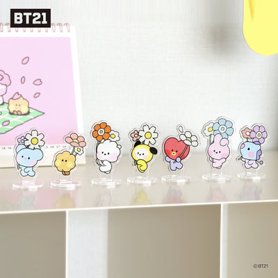 BT21 MININI ACRYLIC STAND _HAPPY FLOWER