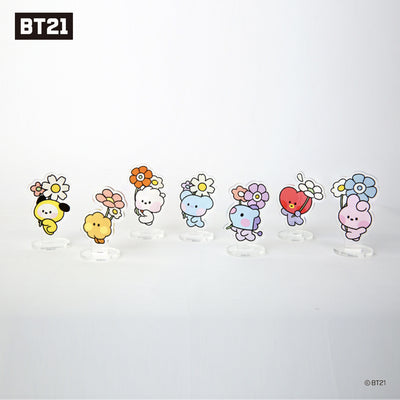 BT21 MININI ACRYLIC STAND _HAPPY FLOWER