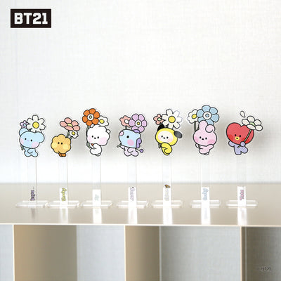 BT21 MININI ACRYLIC PHOTO PROP STAND_HAPPY FLOWER