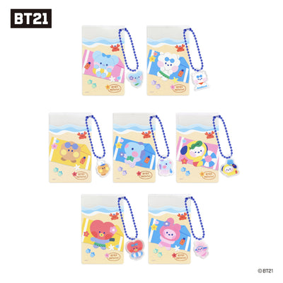 BT21 Minini Clear Card Pocket [Summer Sky]