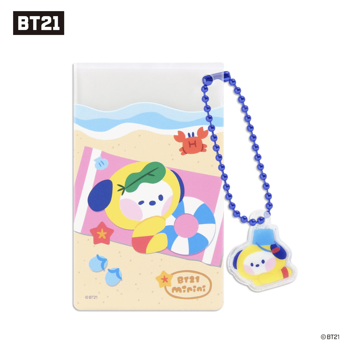 BT21 Minini Clear Card Pocket [Summer Sky]