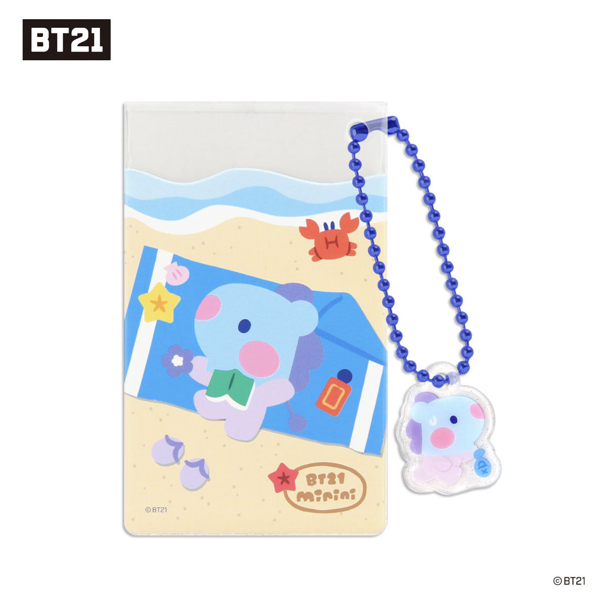 BT21 Minini Clear Card Pocket [Summer Sky]