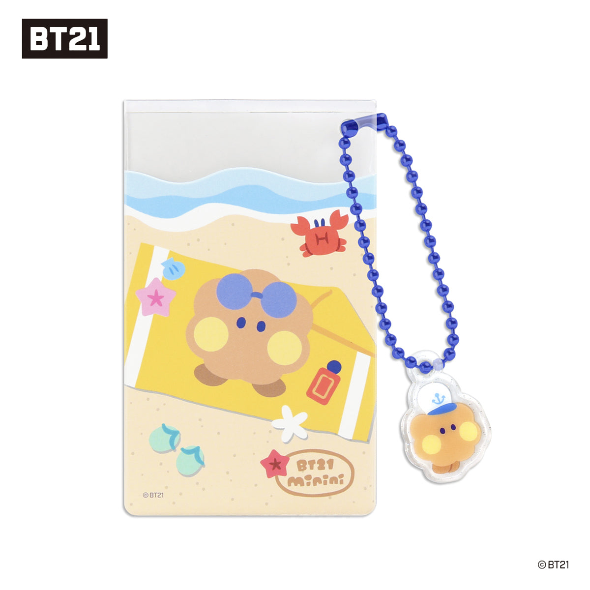 BT21 Minini Clear Card Pocket [Summer Sky]