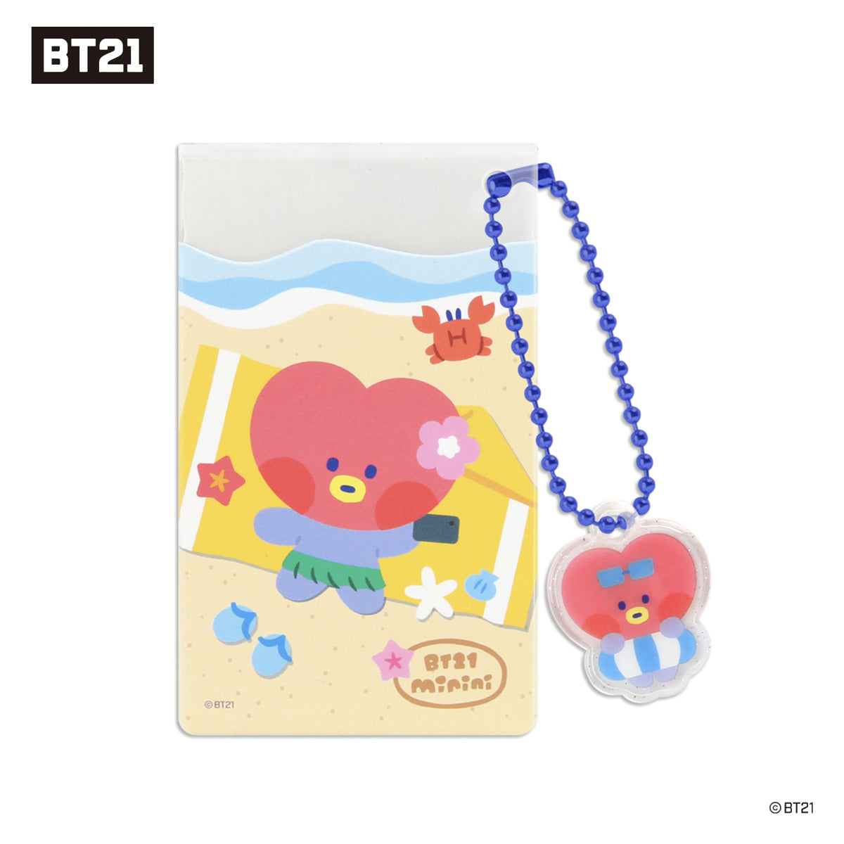 BT21 Minini Clear Card Pocket [Summer Sky]