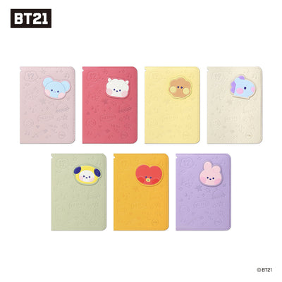 BT21 Minini Leather Patch Passport Cover