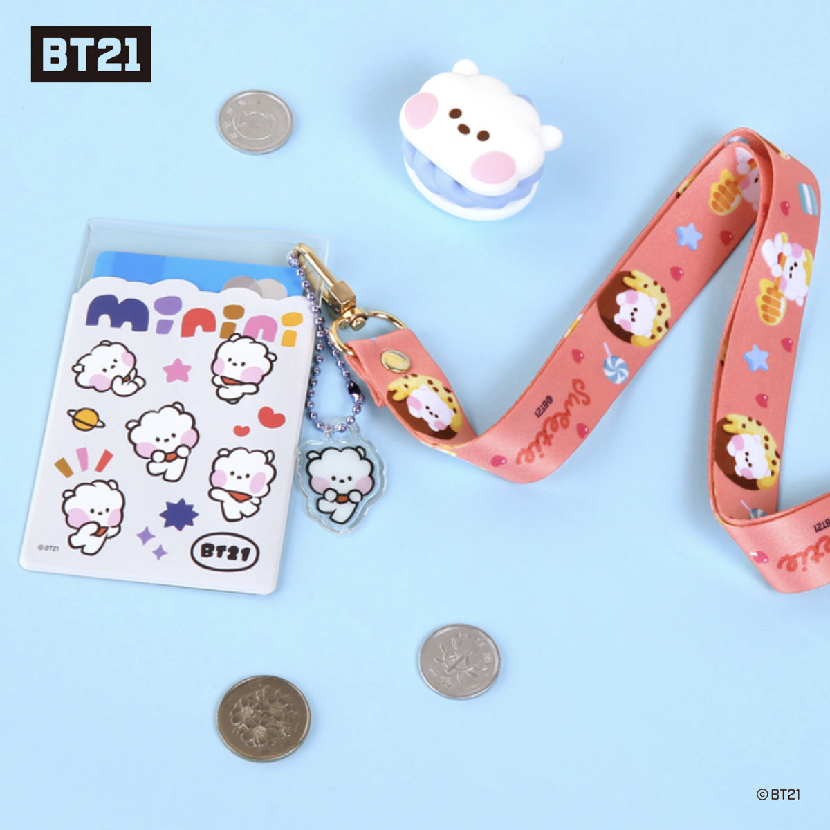 BT21 Minini Neck Strap - Sweetie