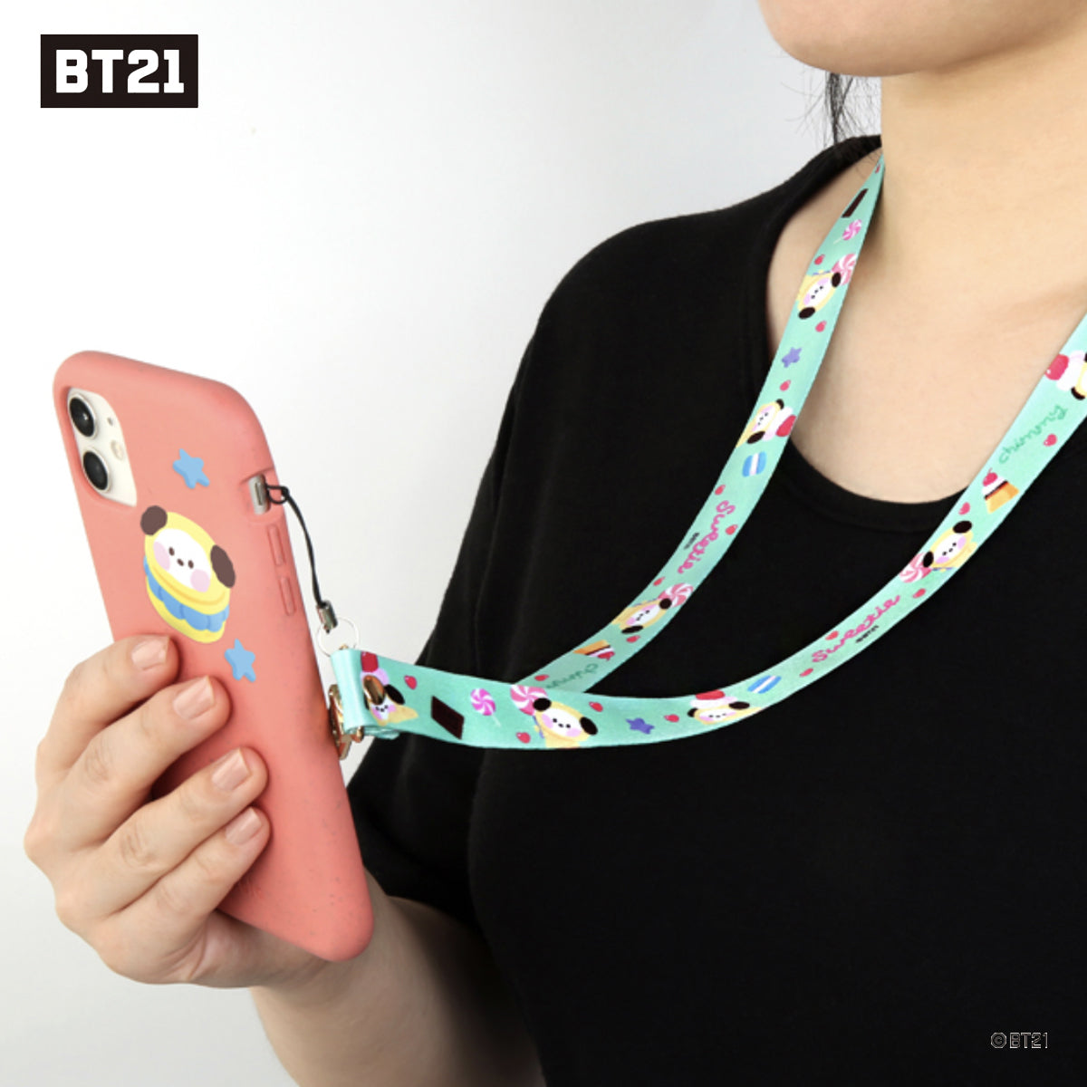 BT21 Minini Neck Strap - Sweetie