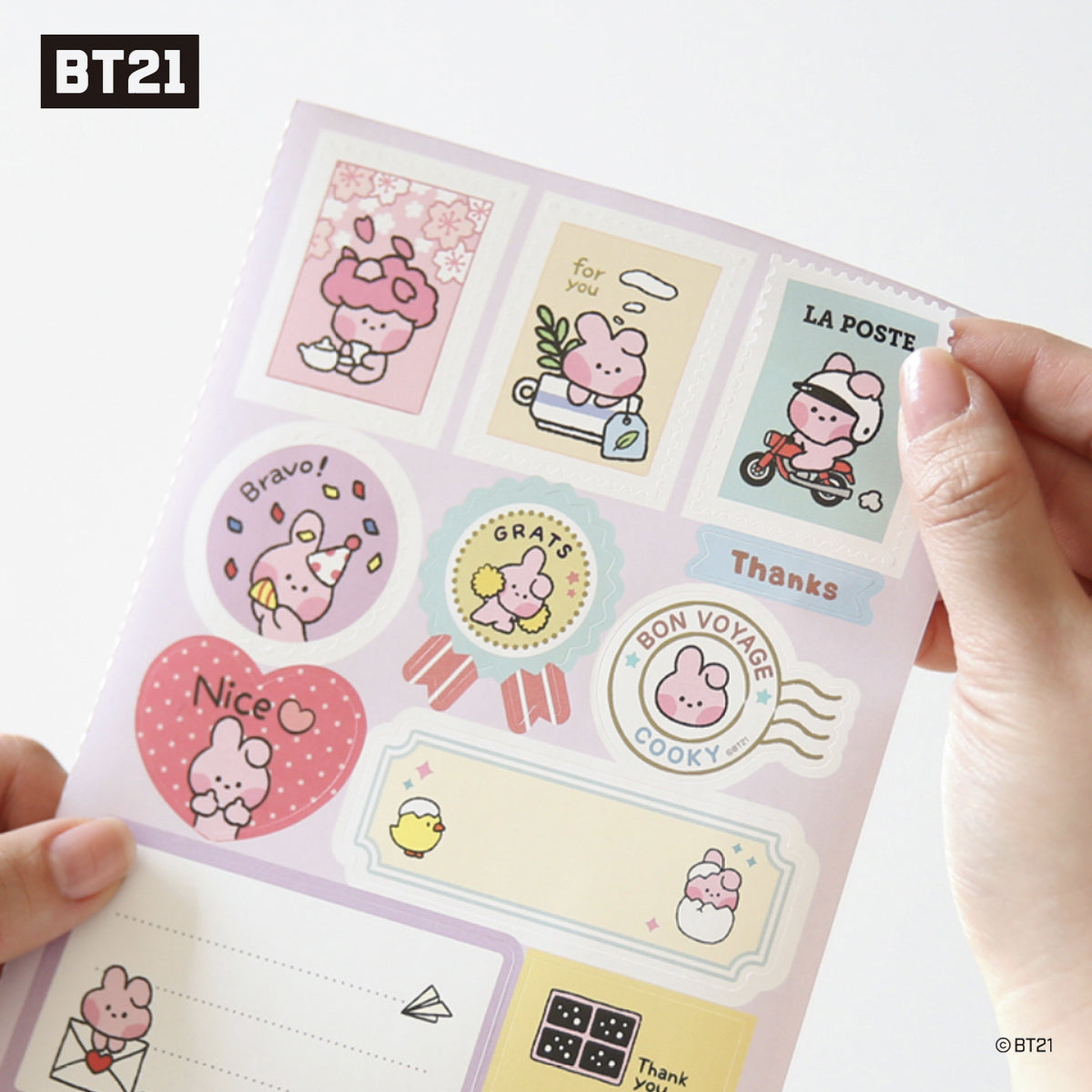 BT21 Minini Removable Gift Sticker