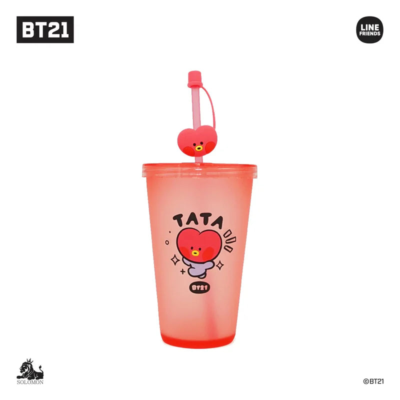 BT21 MININI TUMBLER (WITH STRAW AND BABY FIGURE)