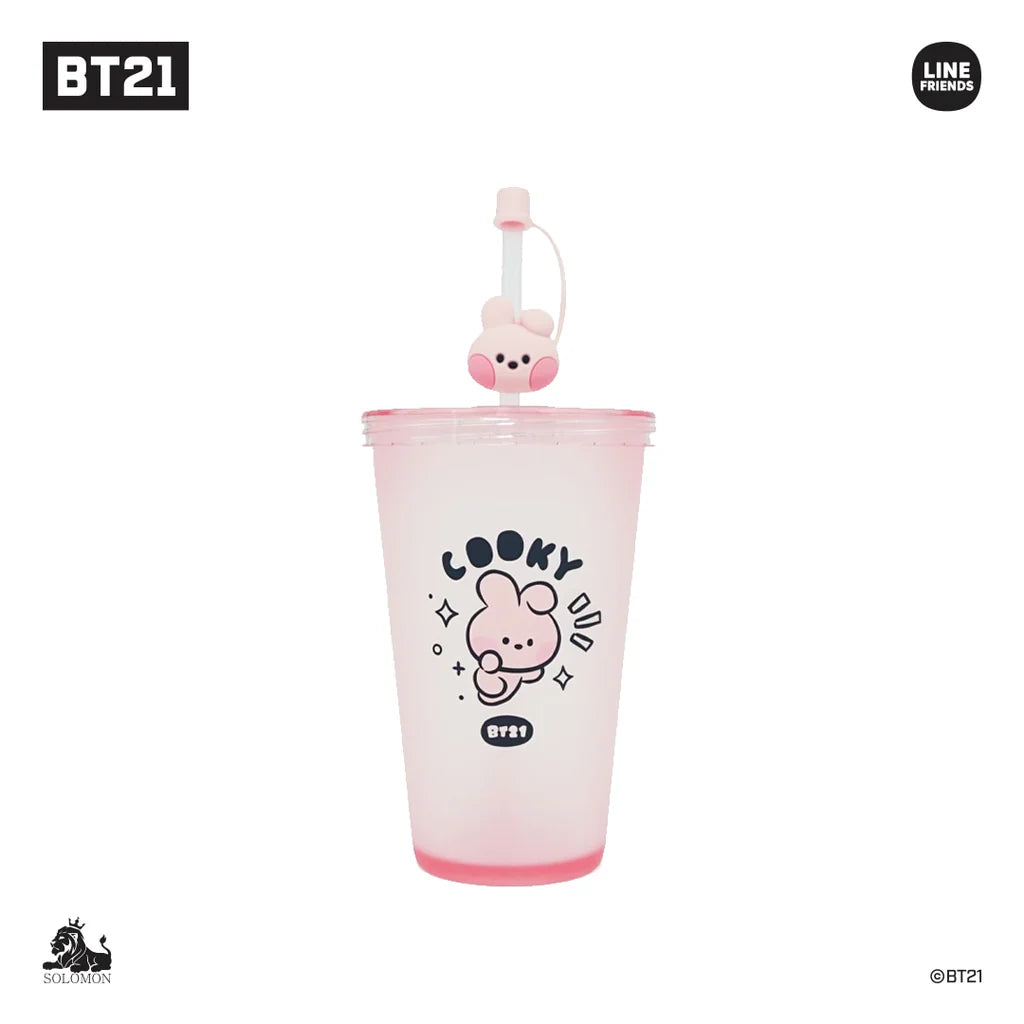 BT21 MININI TUMBLER (WITH STRAW AND BABY FIGURE)