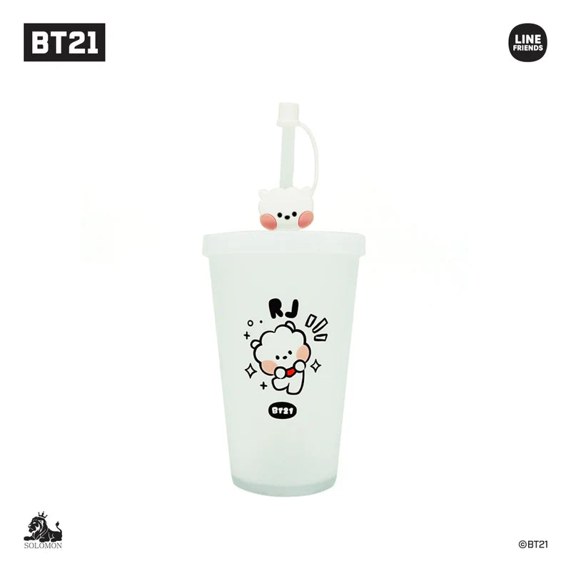 BT21 MININI TUMBLER (WITH STRAW AND BABY FIGURE)