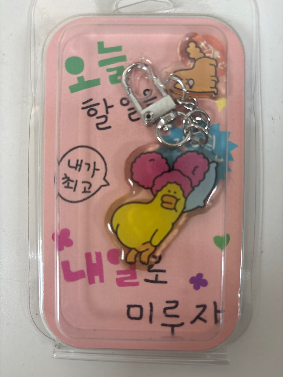 Hip Duck Acrylic Keyring