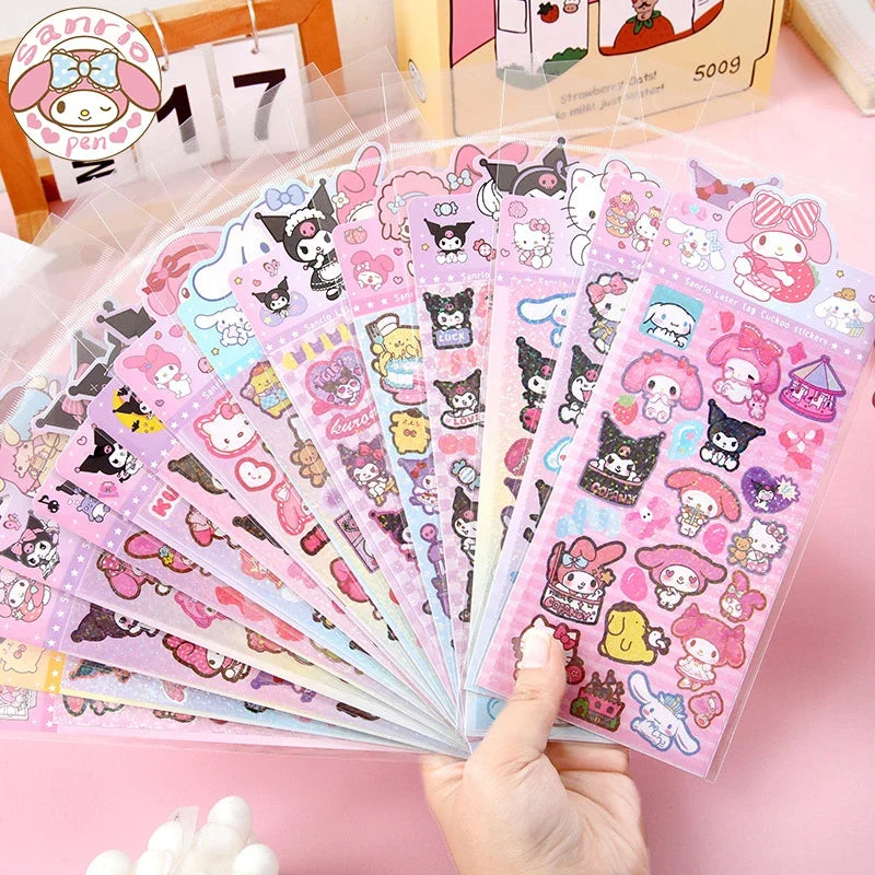 Sanrio Laser Tag Cuckoo Stickers