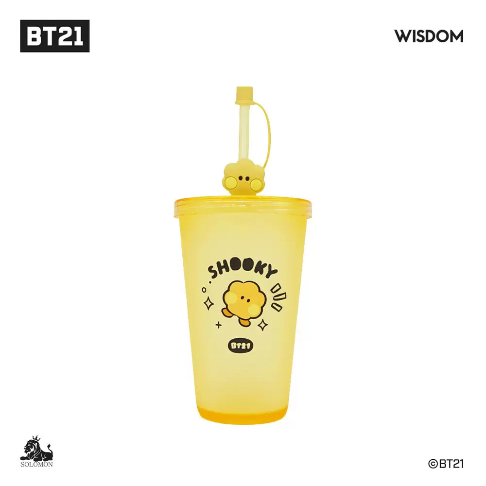 BT21 MININI TUMBLER (WITH STRAW AND BABY FIGURE)