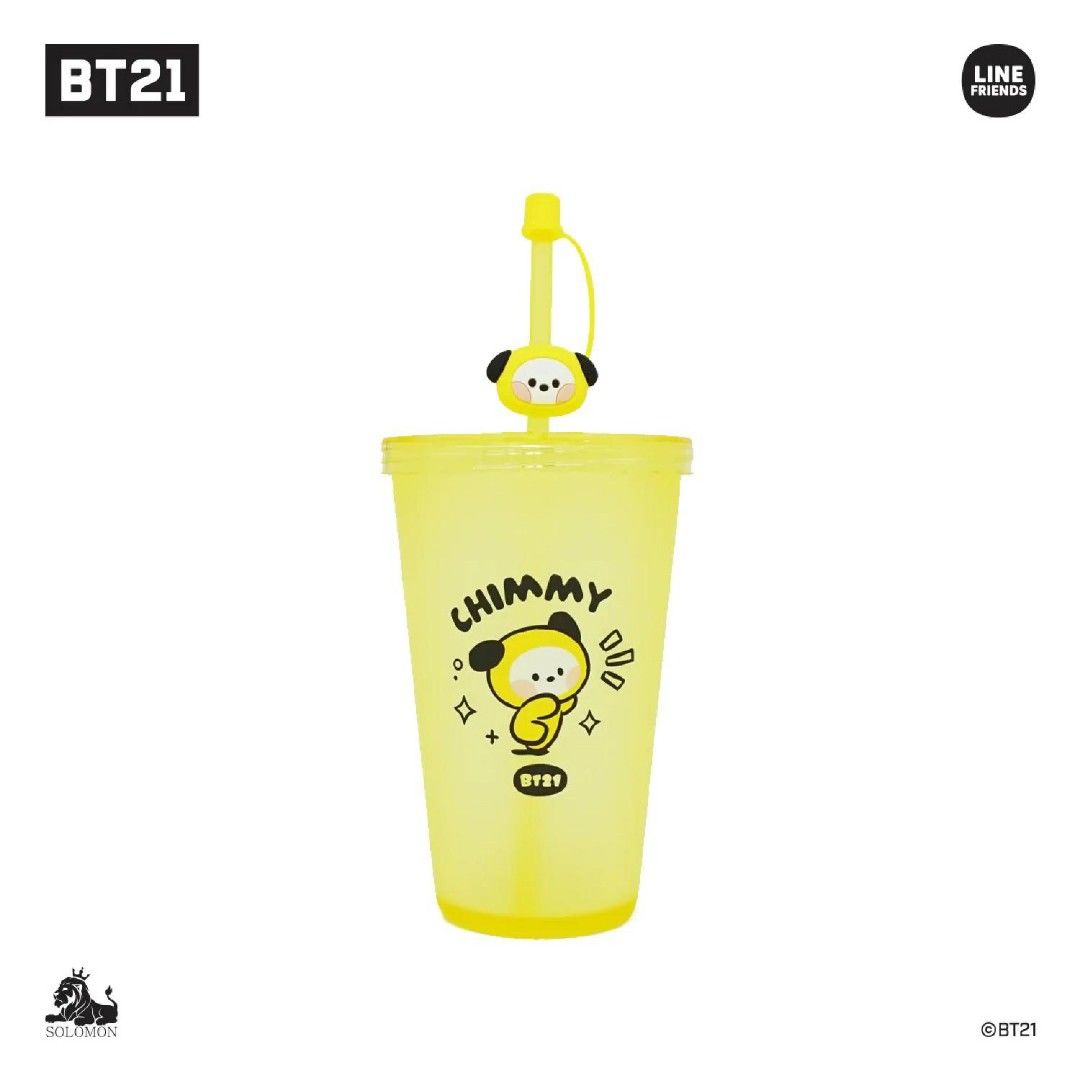 BT21 MININI TUMBLER (WITH STRAW AND BABY FIGURE)