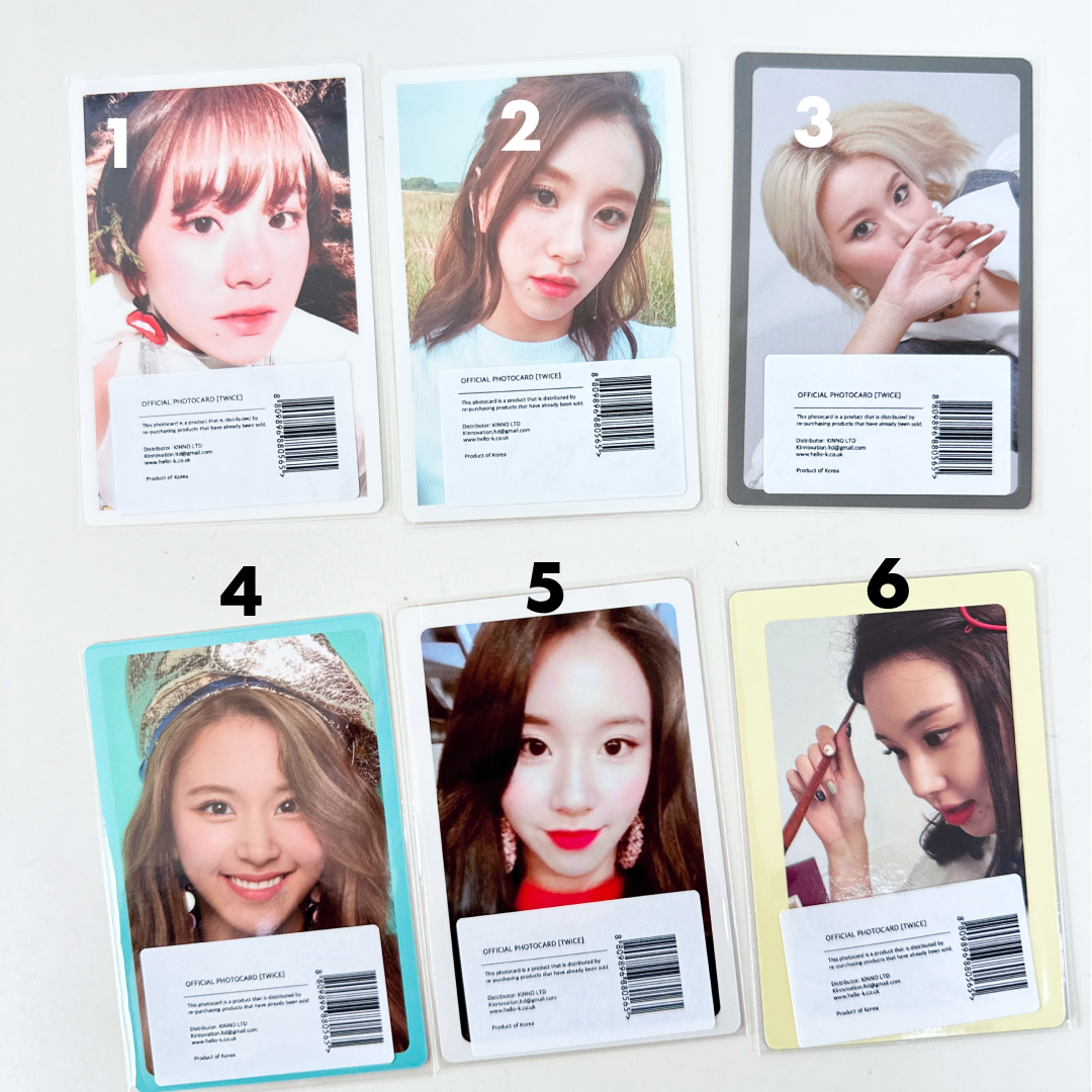 TWICE Official PHOTOCARDS