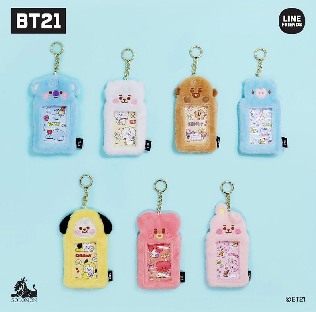 BT21 PHOTO CARD KEY HOLDER ver.2