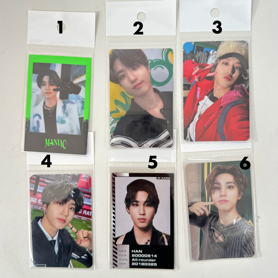 Straykids Official Photocards (Han)