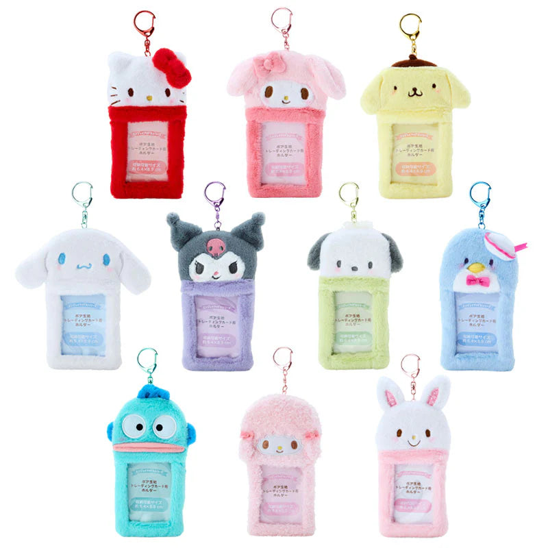 Sanrio Plush Photo Holder - Kuromi, Pochacco, Pompom Purin, Cinnamoroll