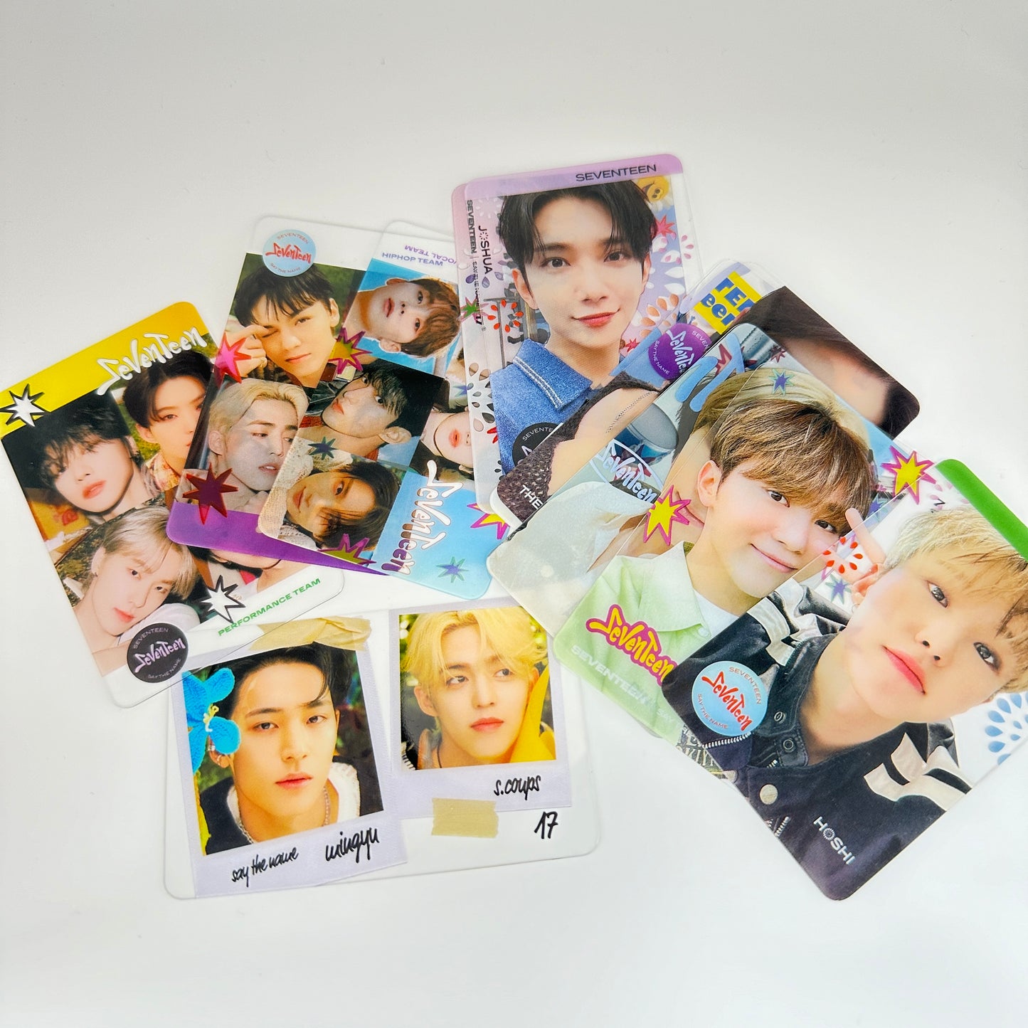 SEVENTEEN- TRANSPARENT CARD 25PCS 