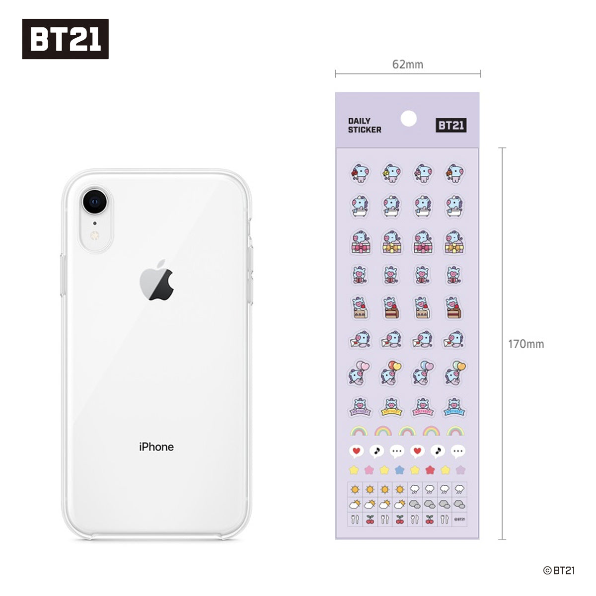 BT21 Baby Daily Sticker