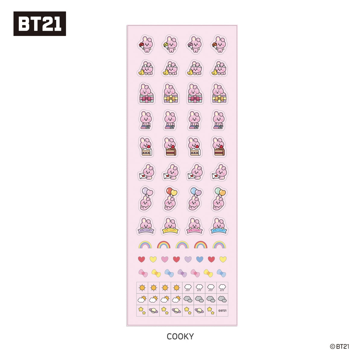 BT21 Baby Daily Sticker