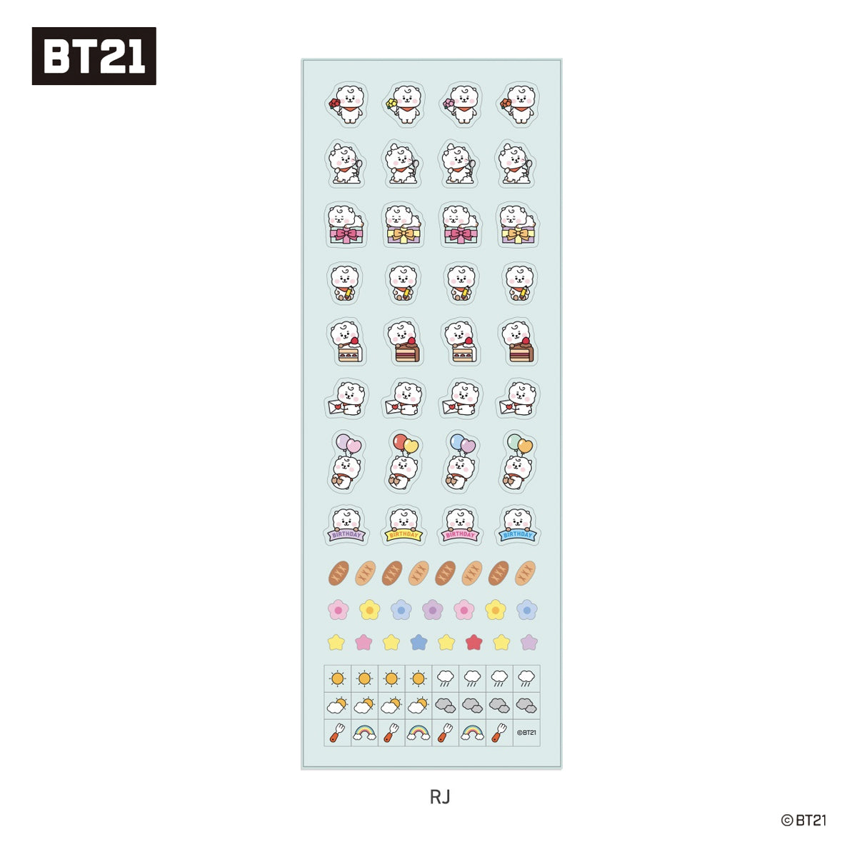 BT21 Baby Daily Sticker