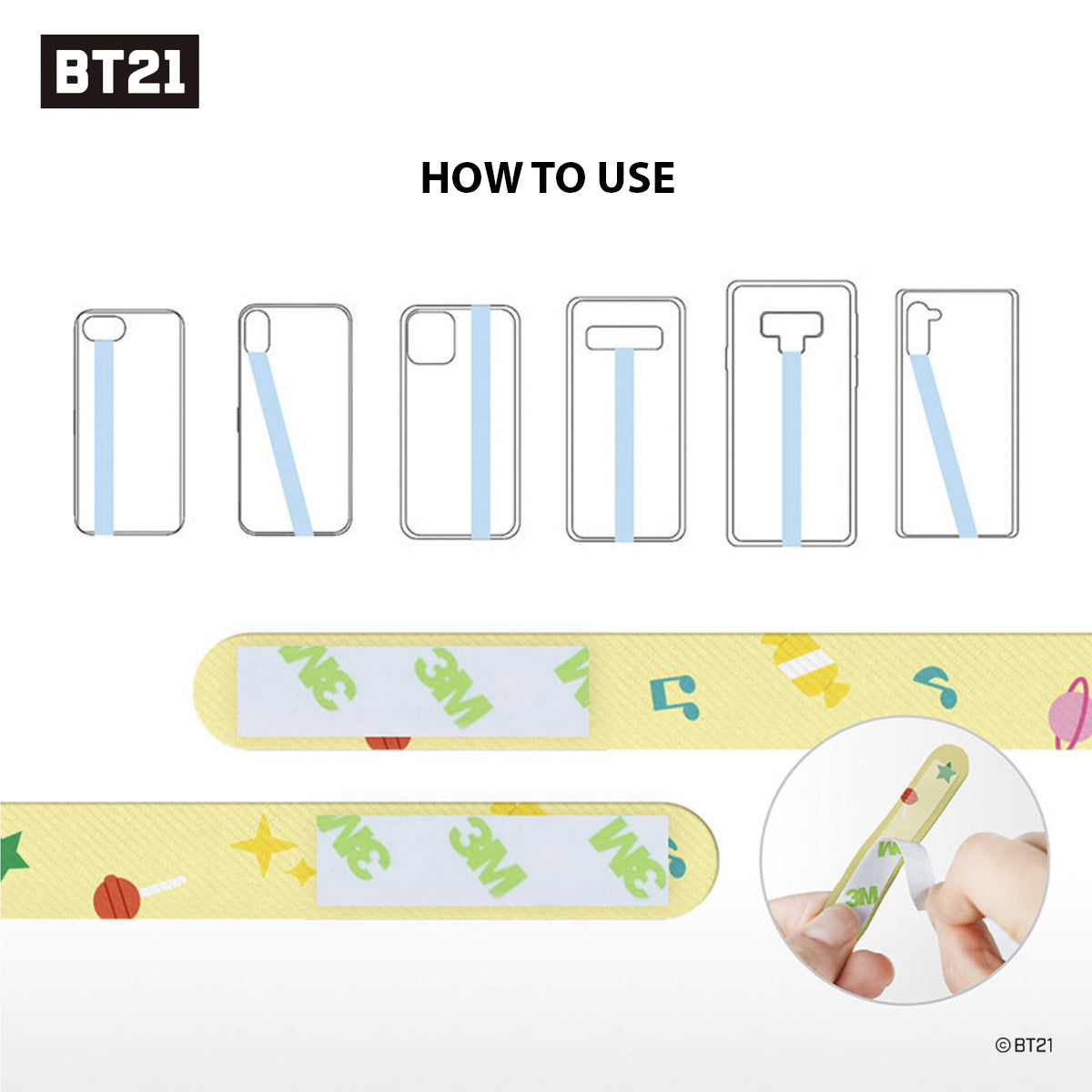 BT21 Baby Figure Strap